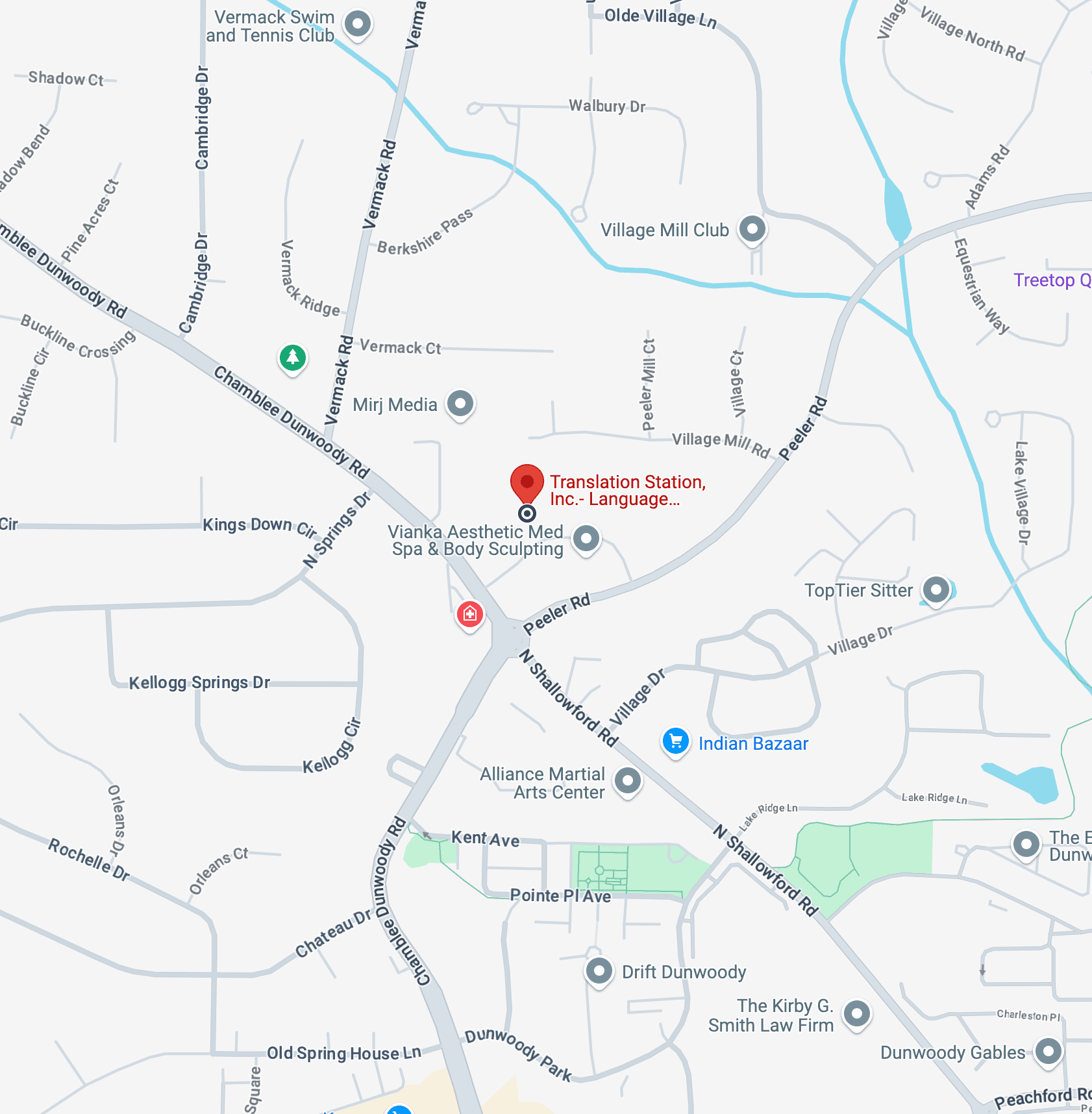 Translation Station Location Map